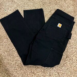Black Carhartt denim knee stitcht jeans (31x30)